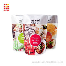 Custom Printed Stand-Up Pouch Flexible Food Packaging